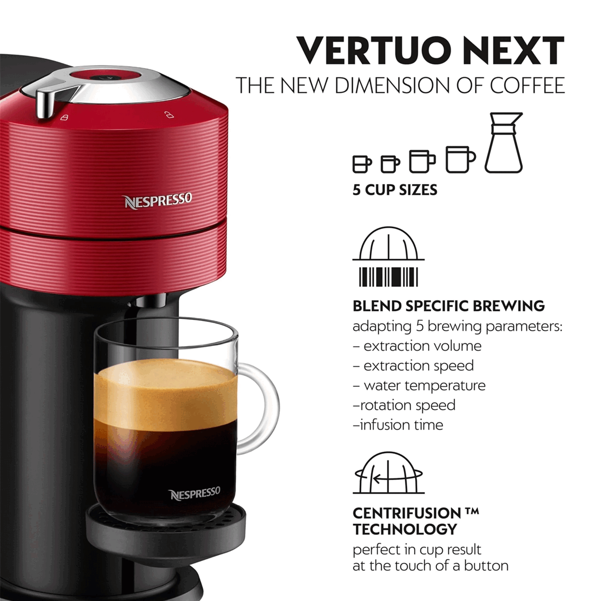 Nespresso Vertuo Next Red