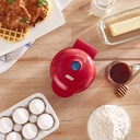 Dash Mini Waffle Maker Red (DMW001RD)