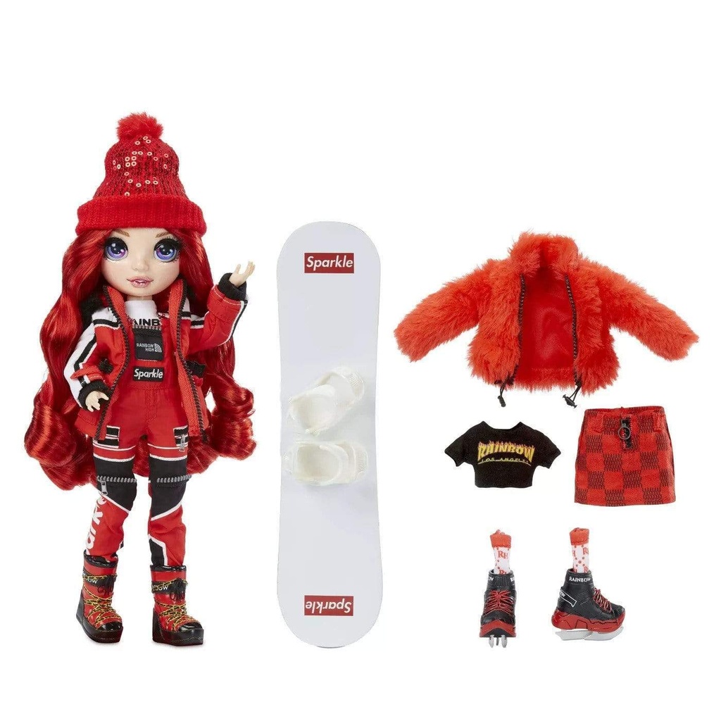 Rainbow High Doll Ruby Anderson Winter Break