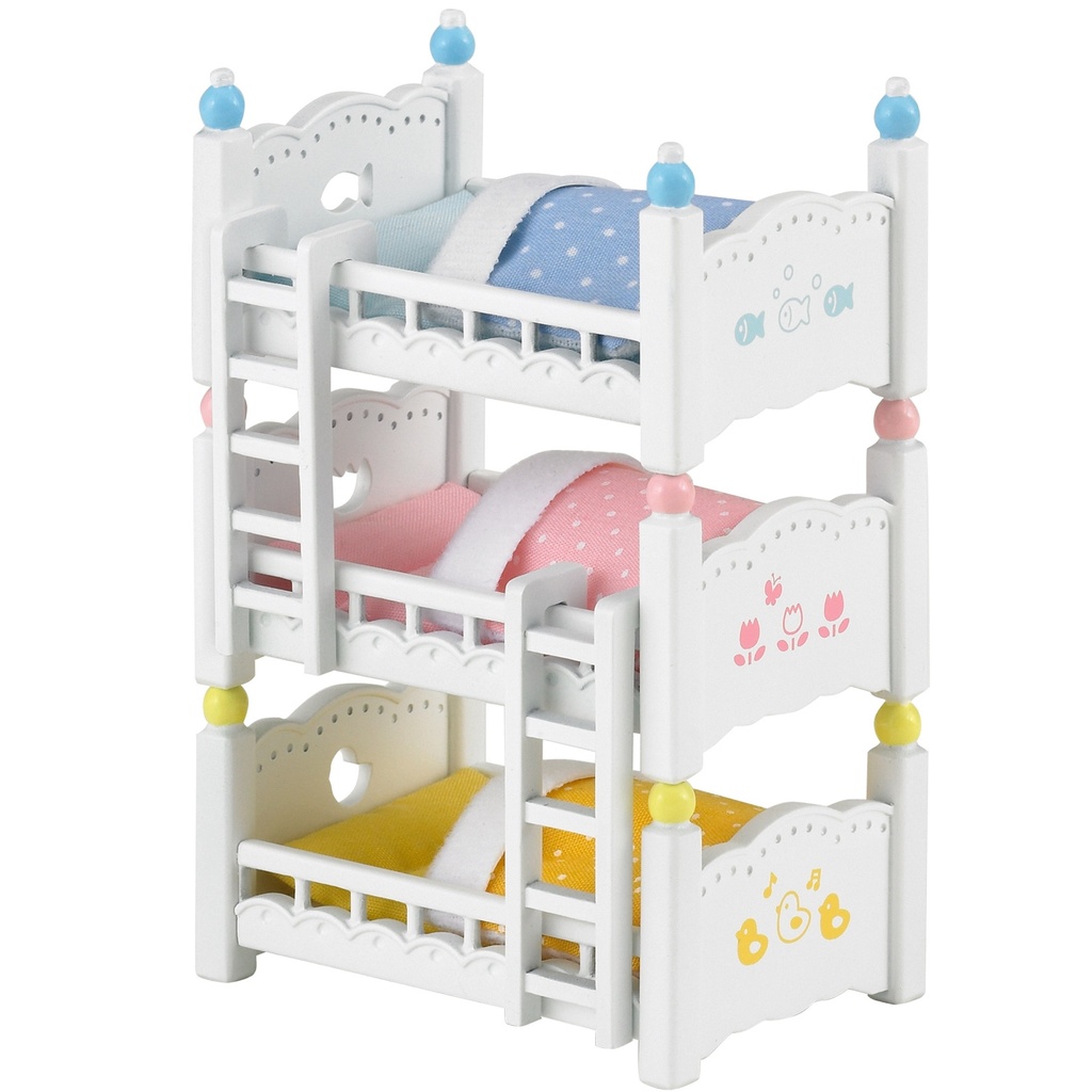 Sylvanian Families TRIPLE BUNK BEDS