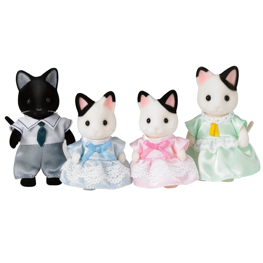 Sylvanian Families TUXEDO CAT FAMILY