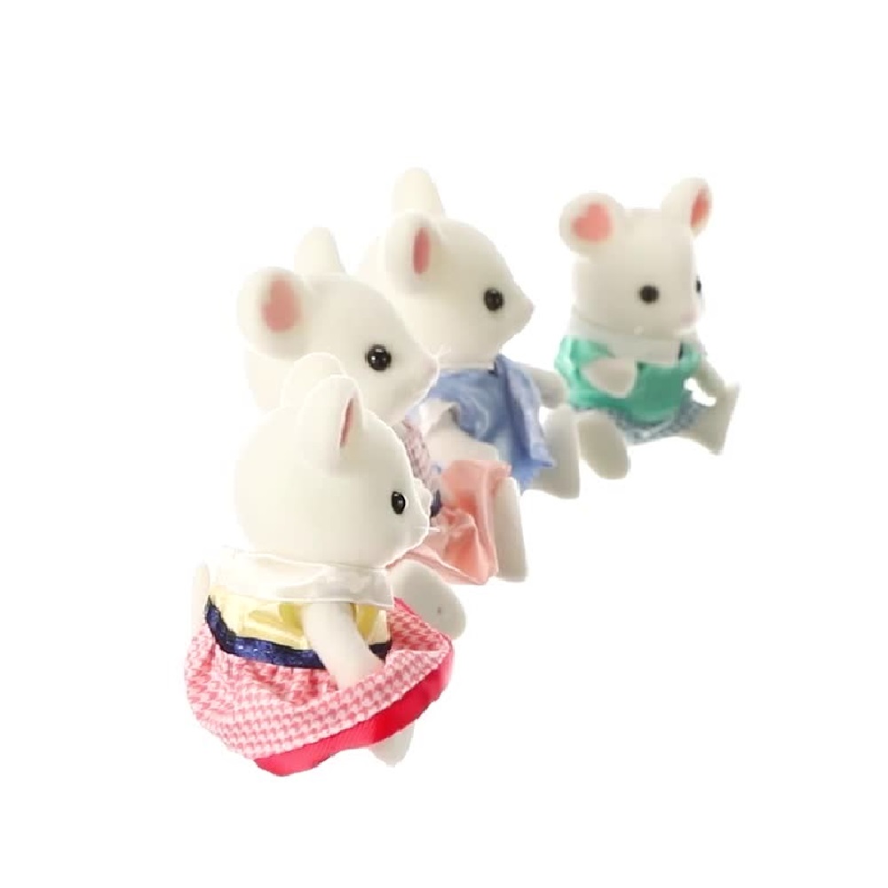 Sylvanian Families MARSHMALLOW MOUSE FAMILY