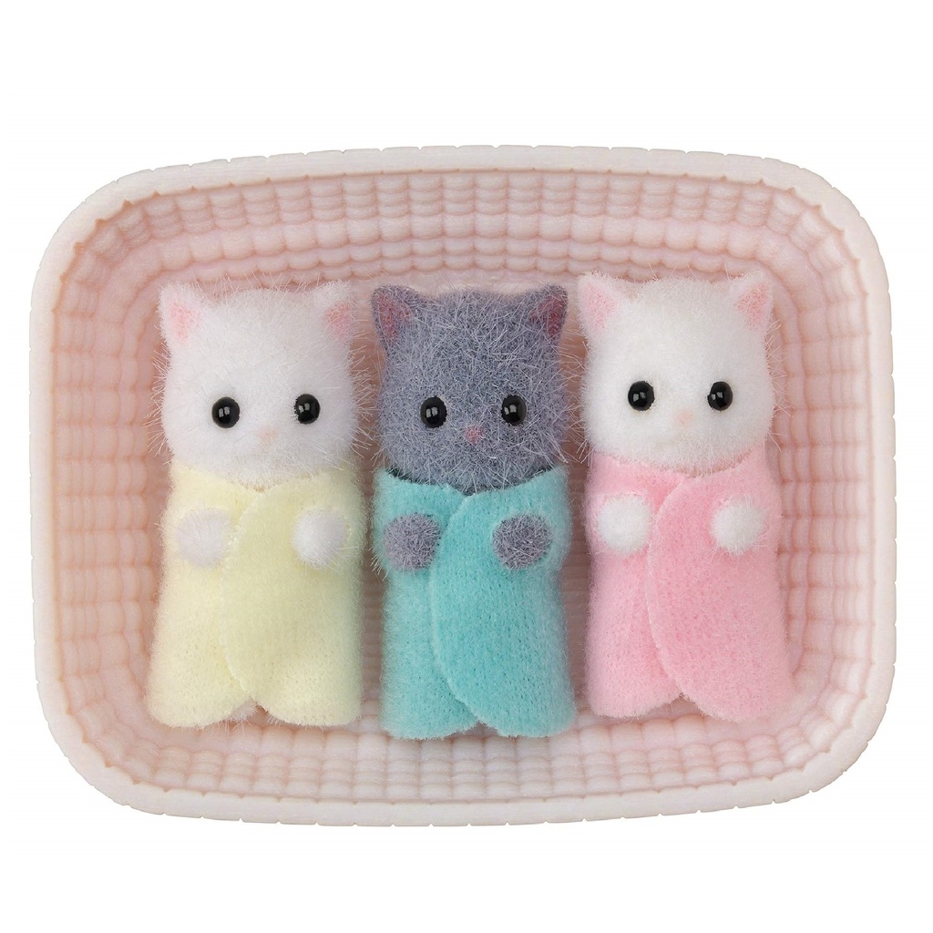 Sylvanian Families PERSIAN CAT TRIPLETS