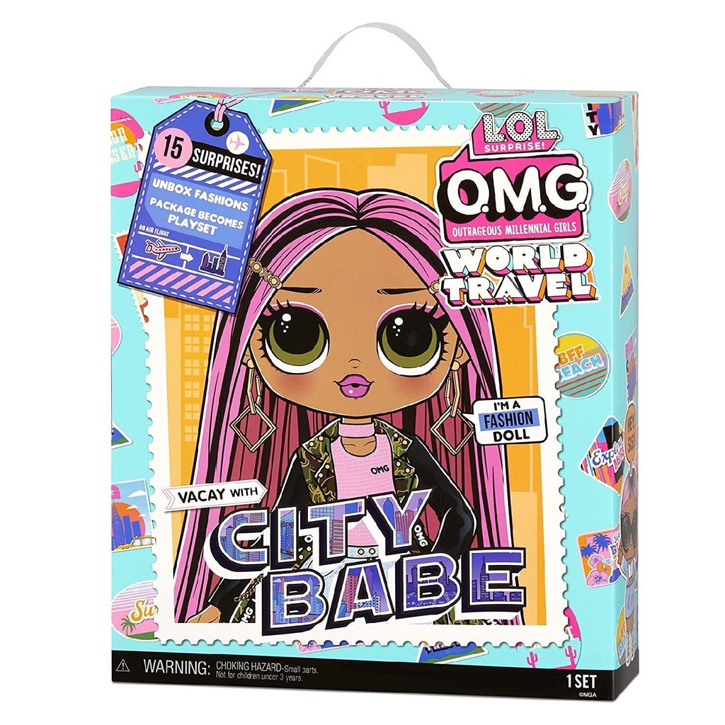 LOL Surprise Omg World Travel Fashion Doll City Babe