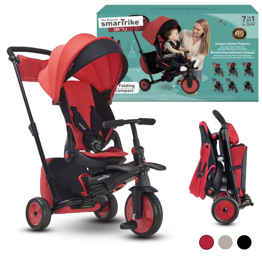 Smartrike STR700 Folding Trike Red