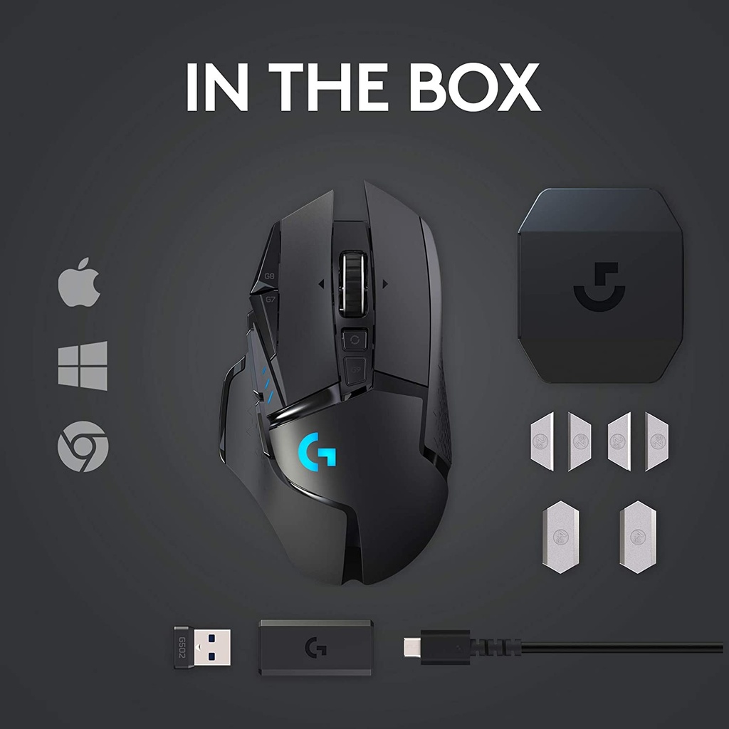 LOGITECH G502 Hero High Performance Gaming Mouse-USB