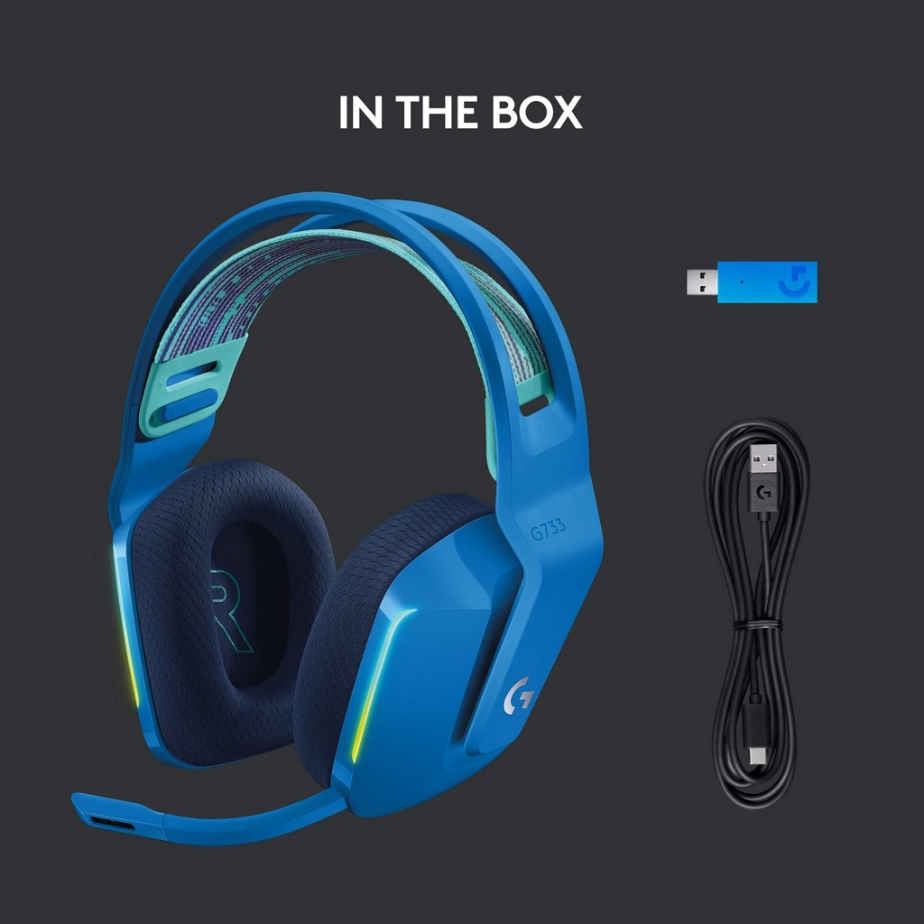 LOGITECH G733 Lightspeed Wireless RGB Blue Gaming Headset