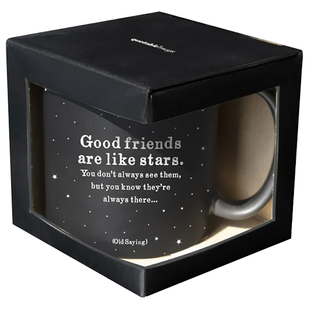 Quotable Mugs - Good Friends Are Stars