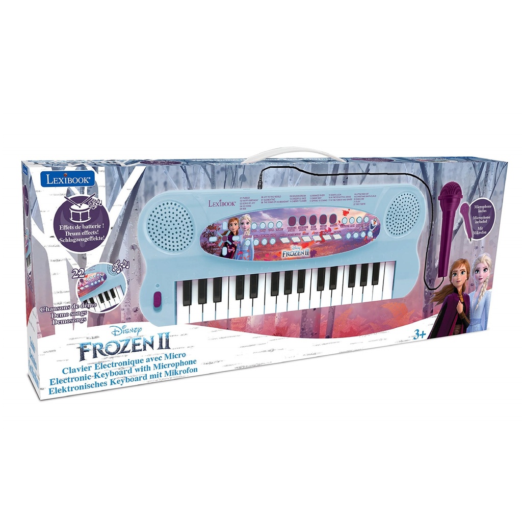Lexibook Frozen Electronic Keyboard with Mic 32 Keys in Blue