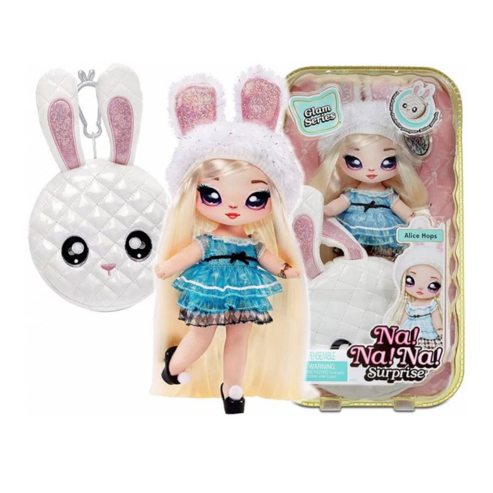 Na Na Na Surprise 2in1 Pom Doll Glam S1 Metallic Asst in Sidekick (MGA-575146)