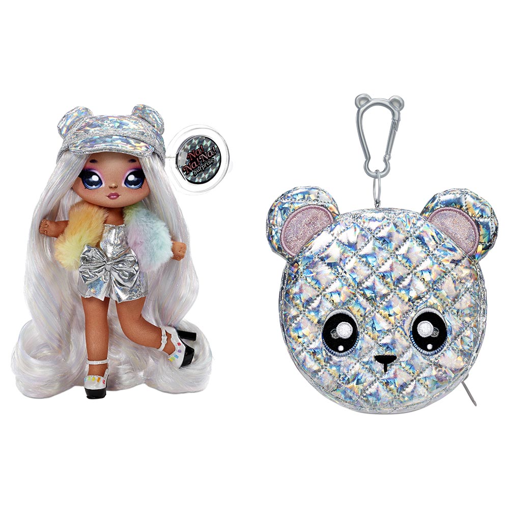 Na Na Na Surprise 2in1 Pom Doll Glam S1 Metallic Asst in Sidekick (MGA-575146)