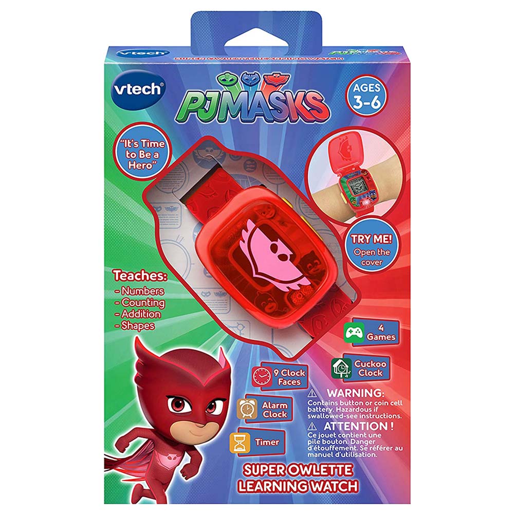 VTech PJ Masks Super Owlette Learning Watch