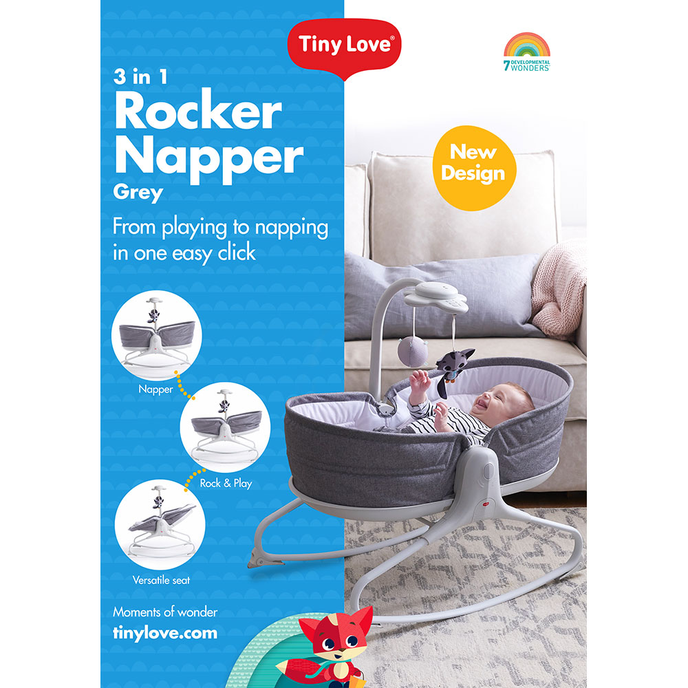 Tiny Love Cozy Rocker Napper Grey