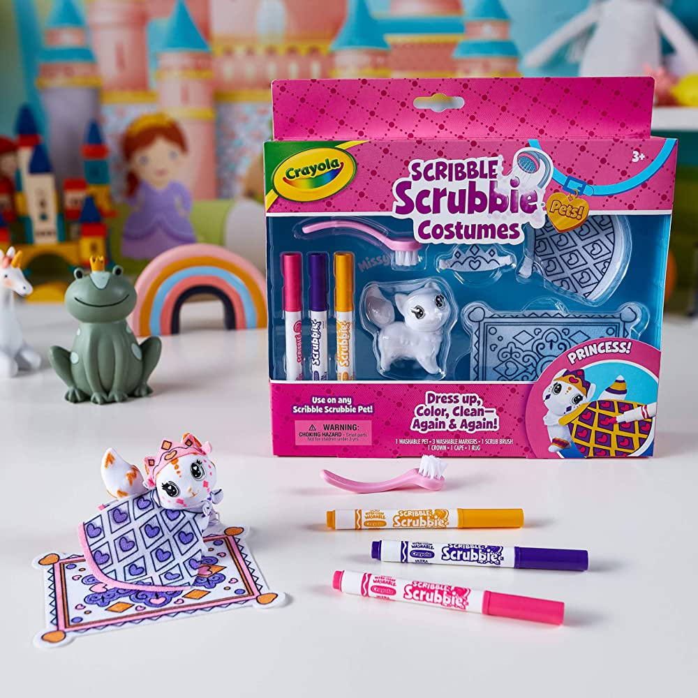 Crayola Scribble Scrubbie Princess Pack Draw & Paint