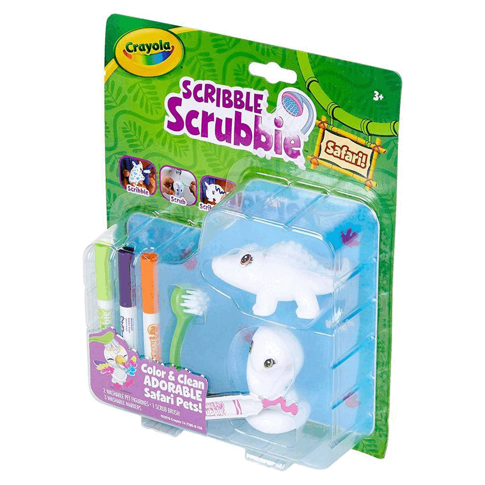 Crayola Scribble Scrubbie Safari 2pc Croc & Cobra