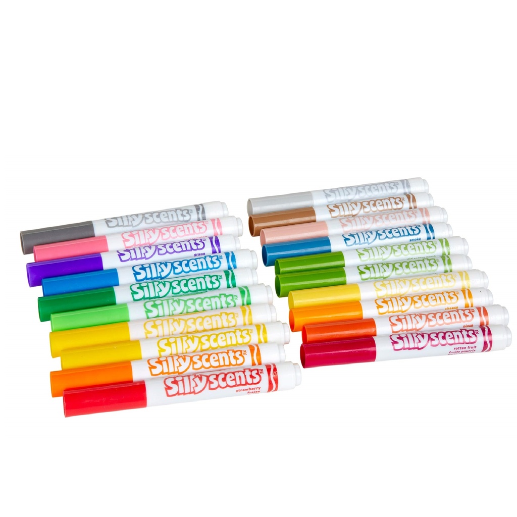 Crayola Silly Scents Sweet & Stinky Washable Broad Line Markers 20pc