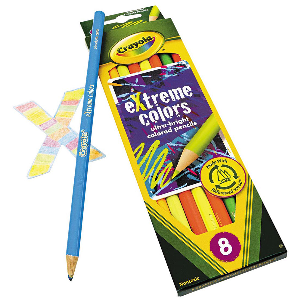 Crayola 8 Extreme Colors Pencils