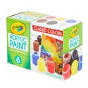 Crayola Acrylic Paint Set Classic Multicolor 5-10 Yrs