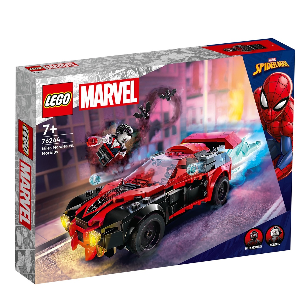 LEGO 76244 Marvel Miles Morales vs. Morbius Set