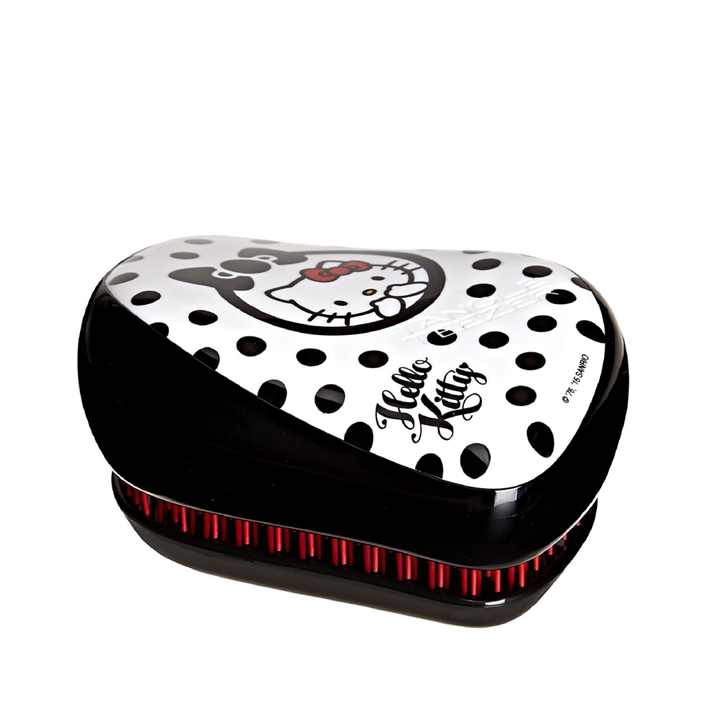 Tangle Teezer Compact Styler Hairbrush Hello Kitty Black Red