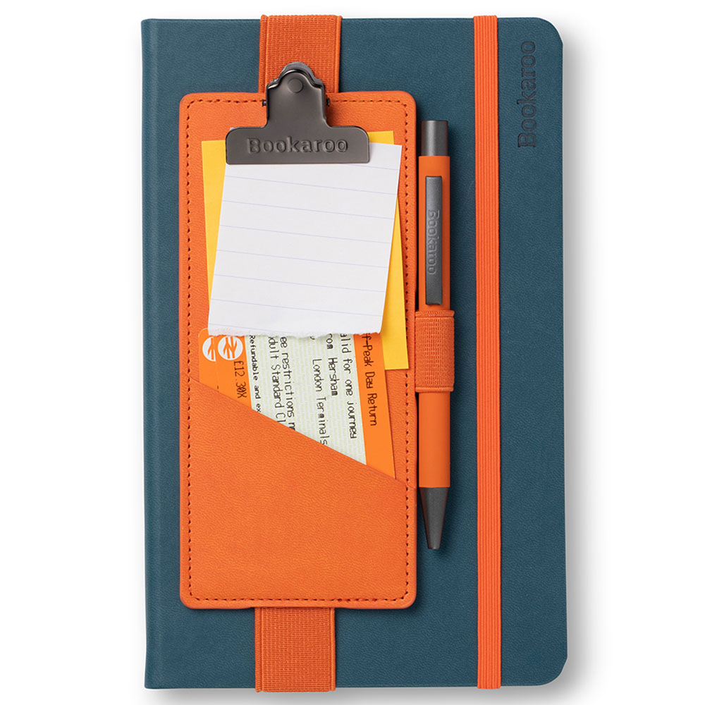 Bookaroo Notebook Clipboard - Orange