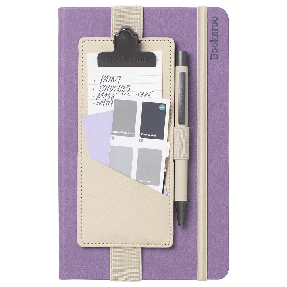Bookaroo Notebook Clipboard - Cream