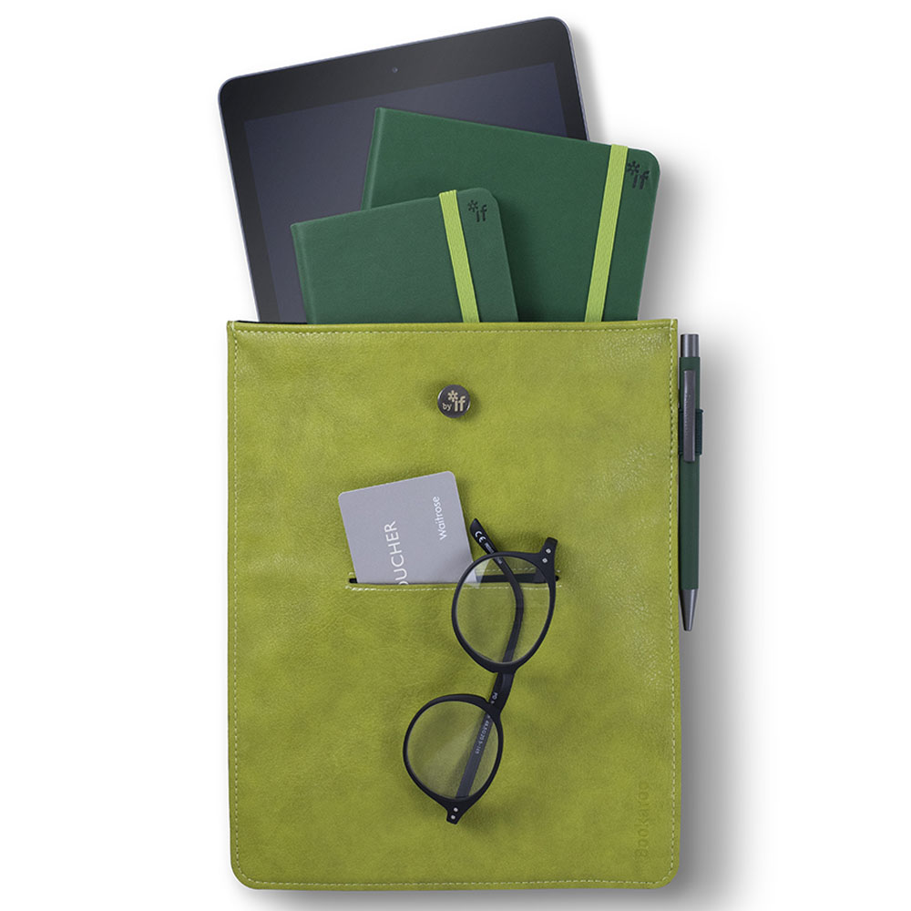 Bookaroo Books & Stuff Pouch - Chartreuse