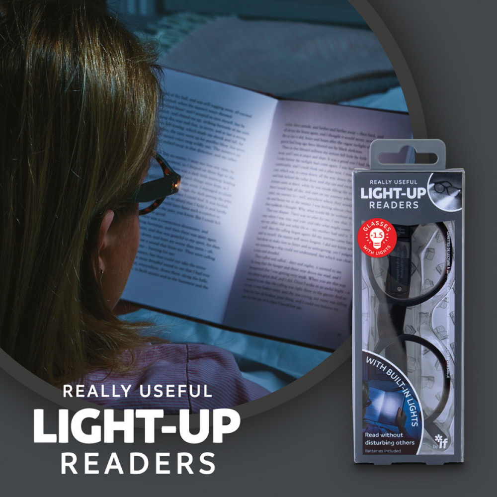 Really Useful Light-Up Readers - Midnight +1.5
