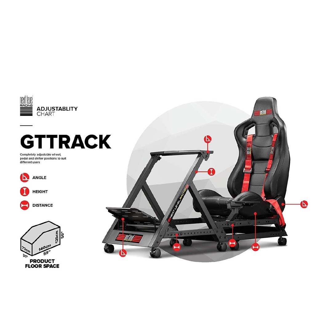 Next level GT Track Simulator Gaming Chair
