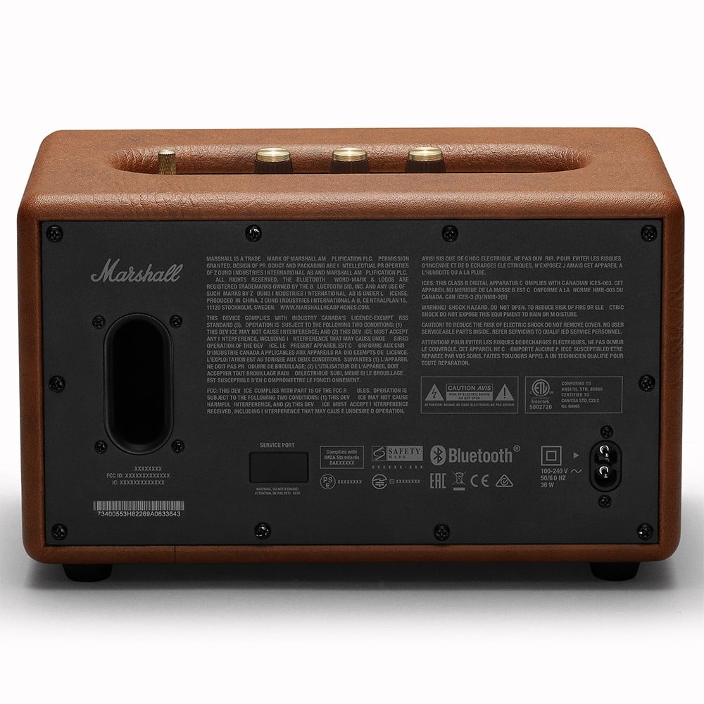 Marshall Acton II Bluetooth Speaker Brown