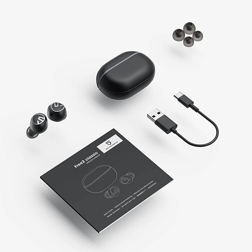 Soundpeats Free2 Classic Wireless Earbuds Black