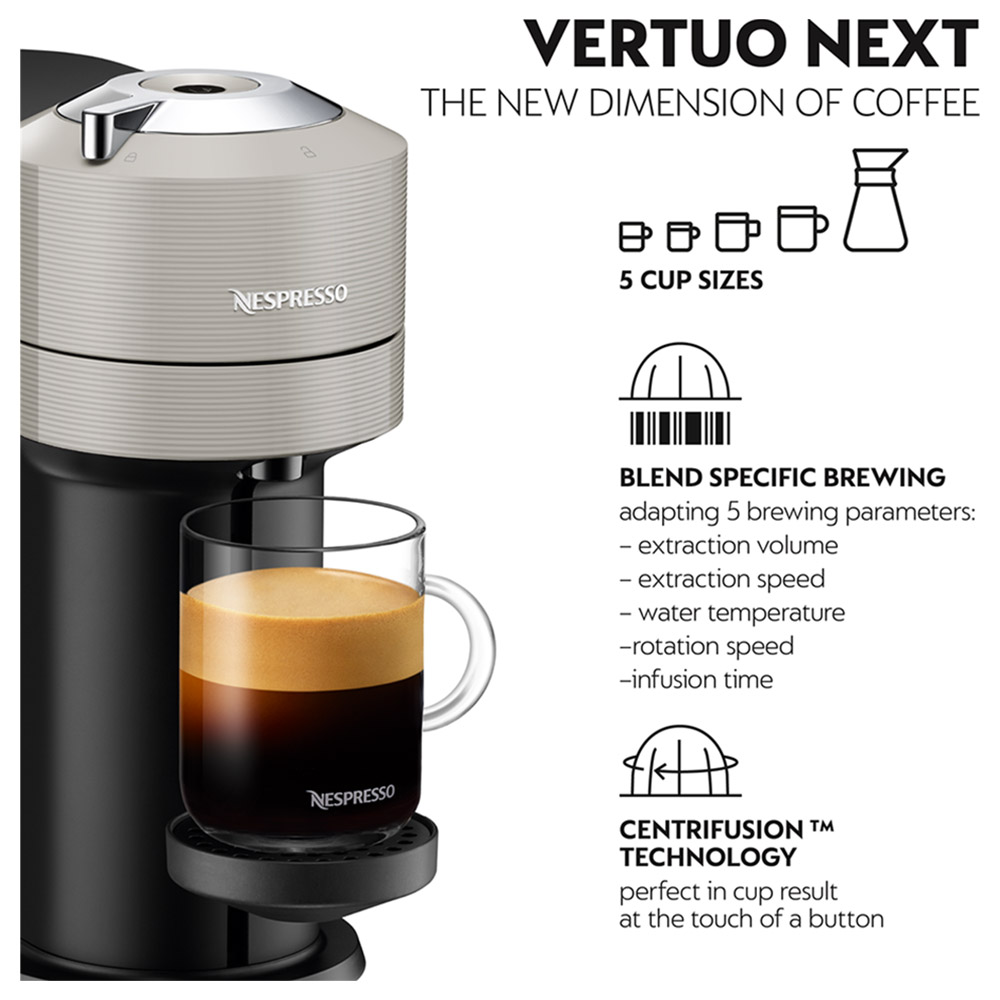 Nespresso Vertuo Next Silver