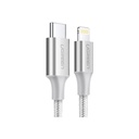 Ugreen USB-C To Lightning Fast Charging Cable 1m Silver