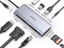 Ugreen 10 in 1 USB-C Hub Power Supply Grey