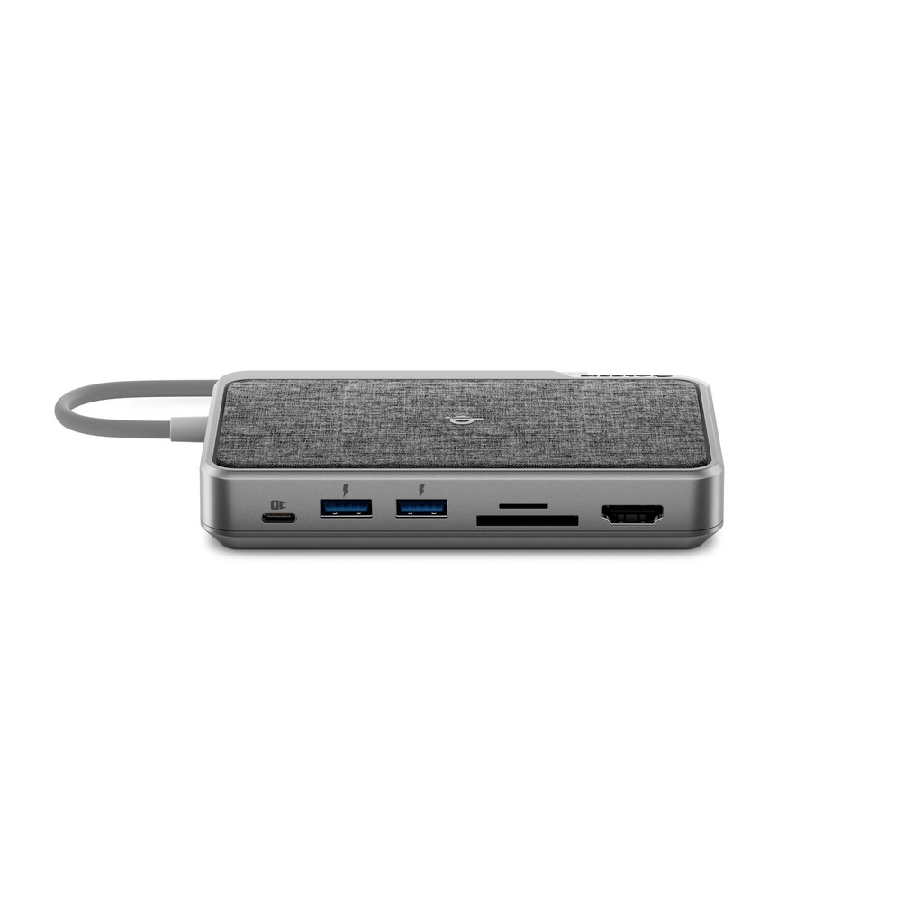 Alogic USB-C Dock Wave All-in-One/USB-C Hub with Power Delivery Space Grey