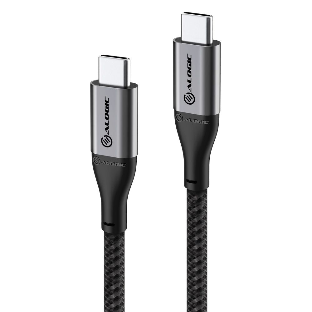 Alogic Super Ultra USB 2.0 USB-C to Cable 5A/480Mbps 1.5m Space Grey