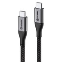Alogic Super Ultra USB 2.0 USB-C to Cable 5A/480Mbps 1.5m Space Grey