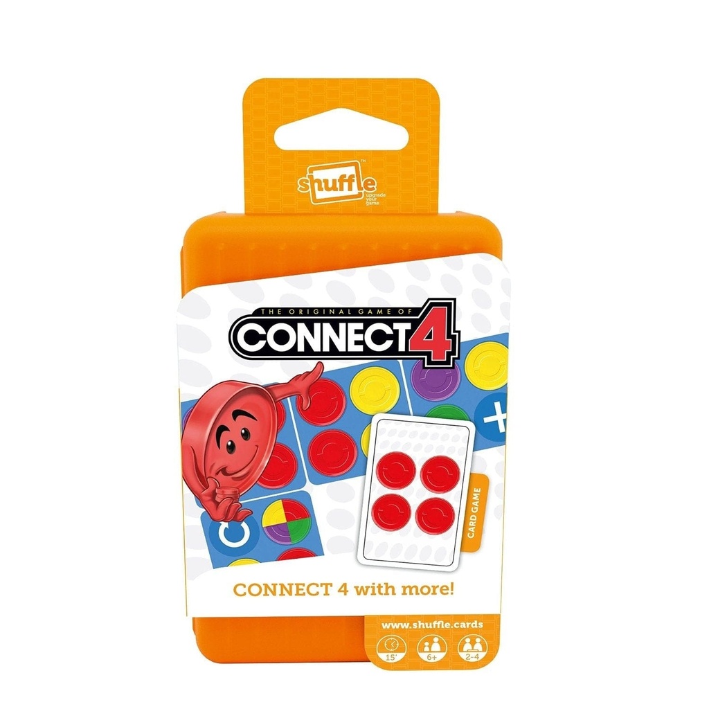 Shuffle Connect 4 Cards Yellow