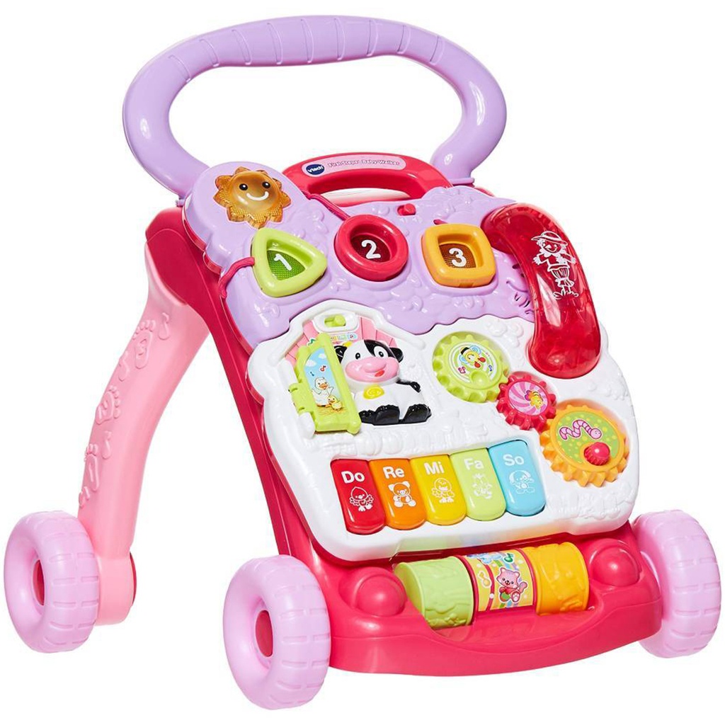 VTech First Steps Baby Walker Pink Large