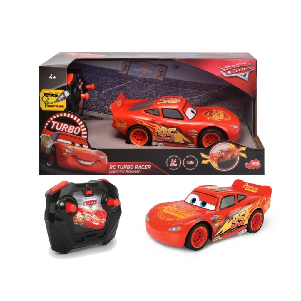 RC Cars 3 Lightning McQueen Turbo Racer