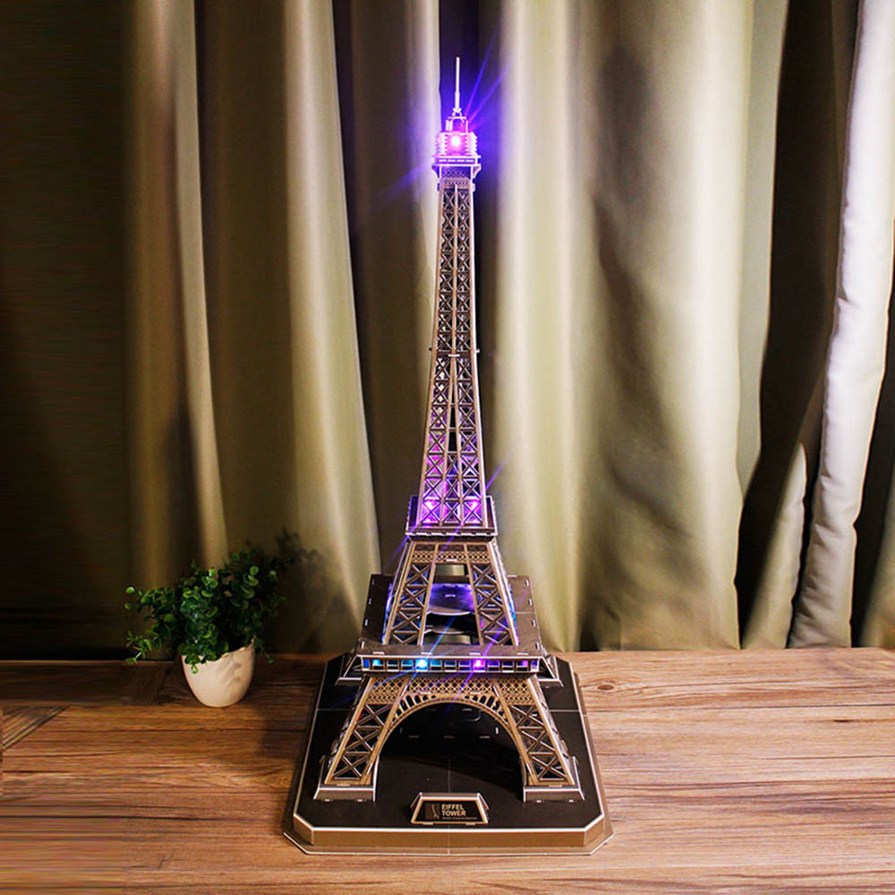 Cubic Fun LED Eiffel Tower 84pcs