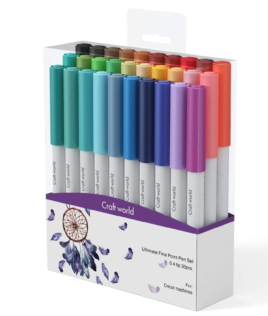 Cricut Explore Maker Fine Point Pen Set 30-Pack (Ultimate)