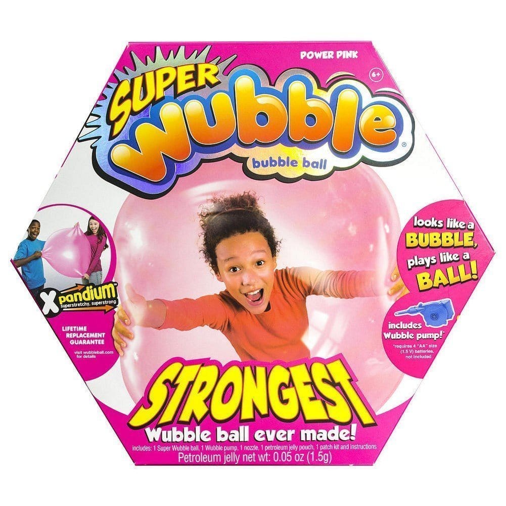 Super Wubble Ball With Pump Power Pink