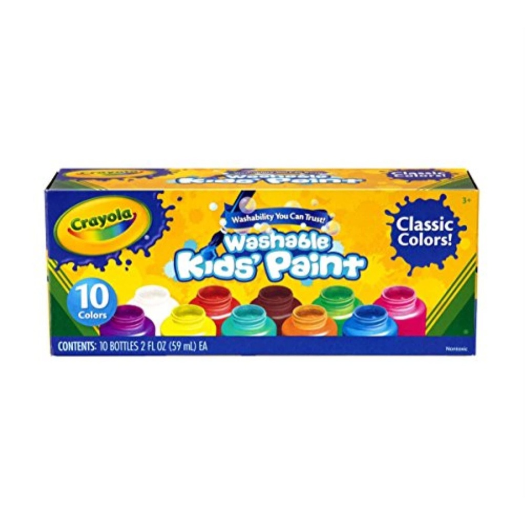 Crayola Washable Kids Paint Classic Colors 10pc