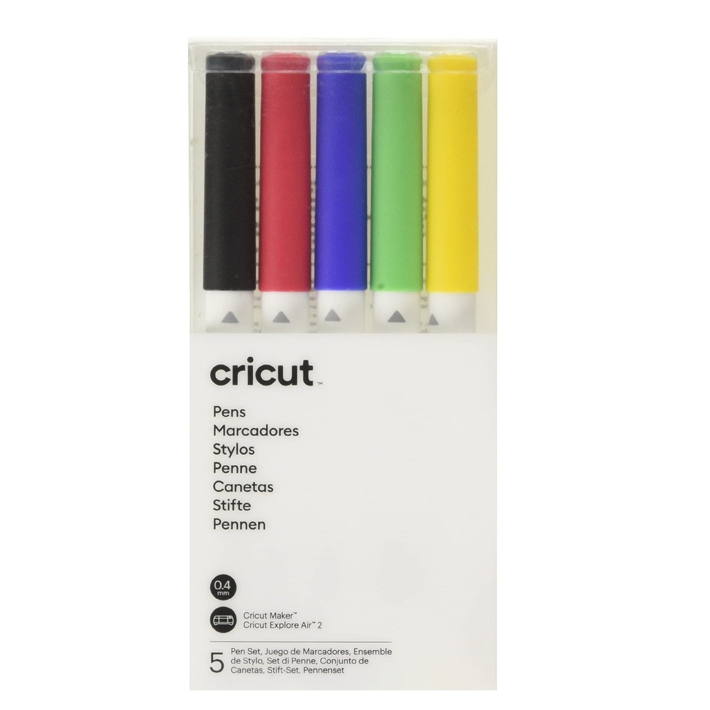 Cricut Explore Maker Fine Point Pen Set 5 Pack (Classics)