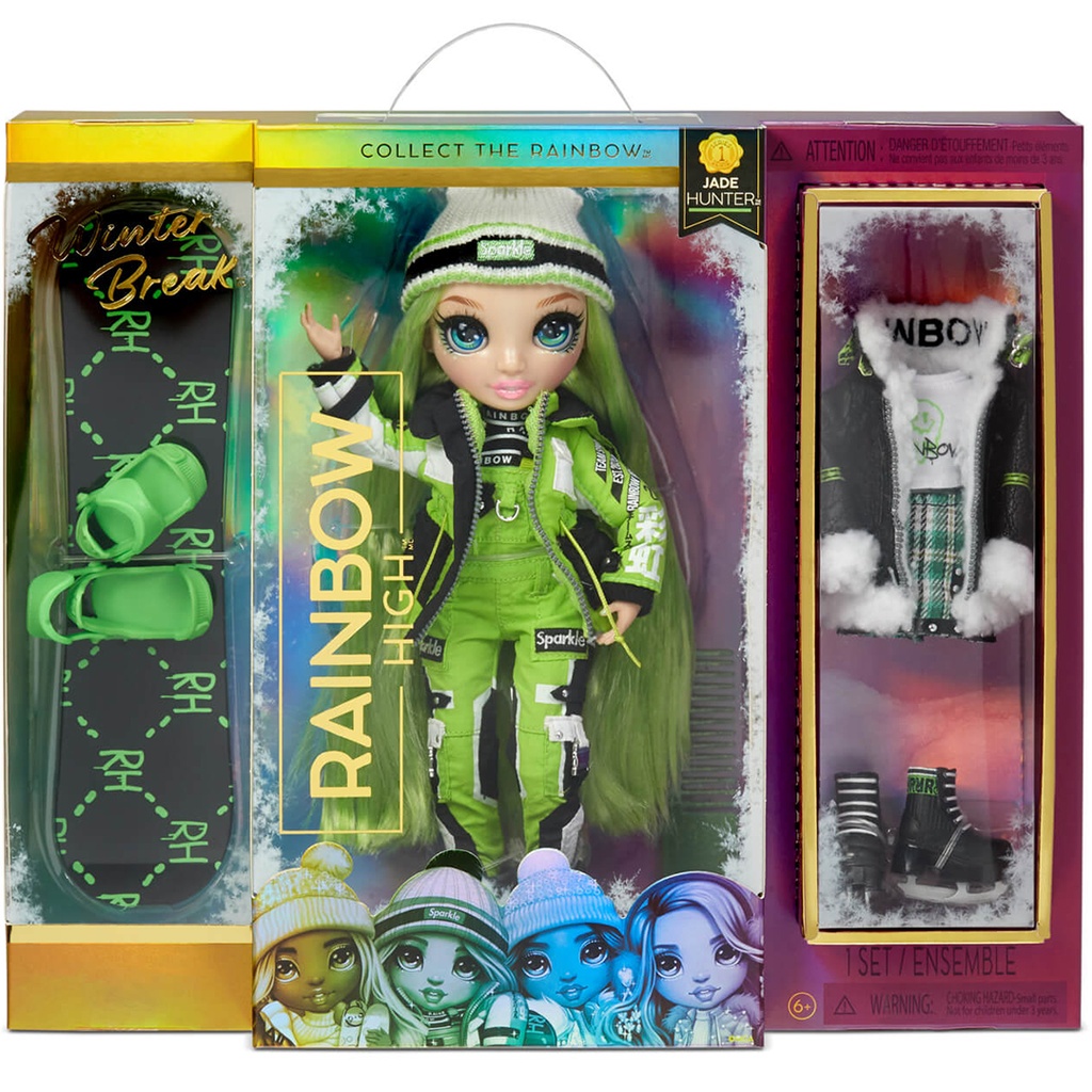 Rainbow High Doll Jade Hunter Winter Break