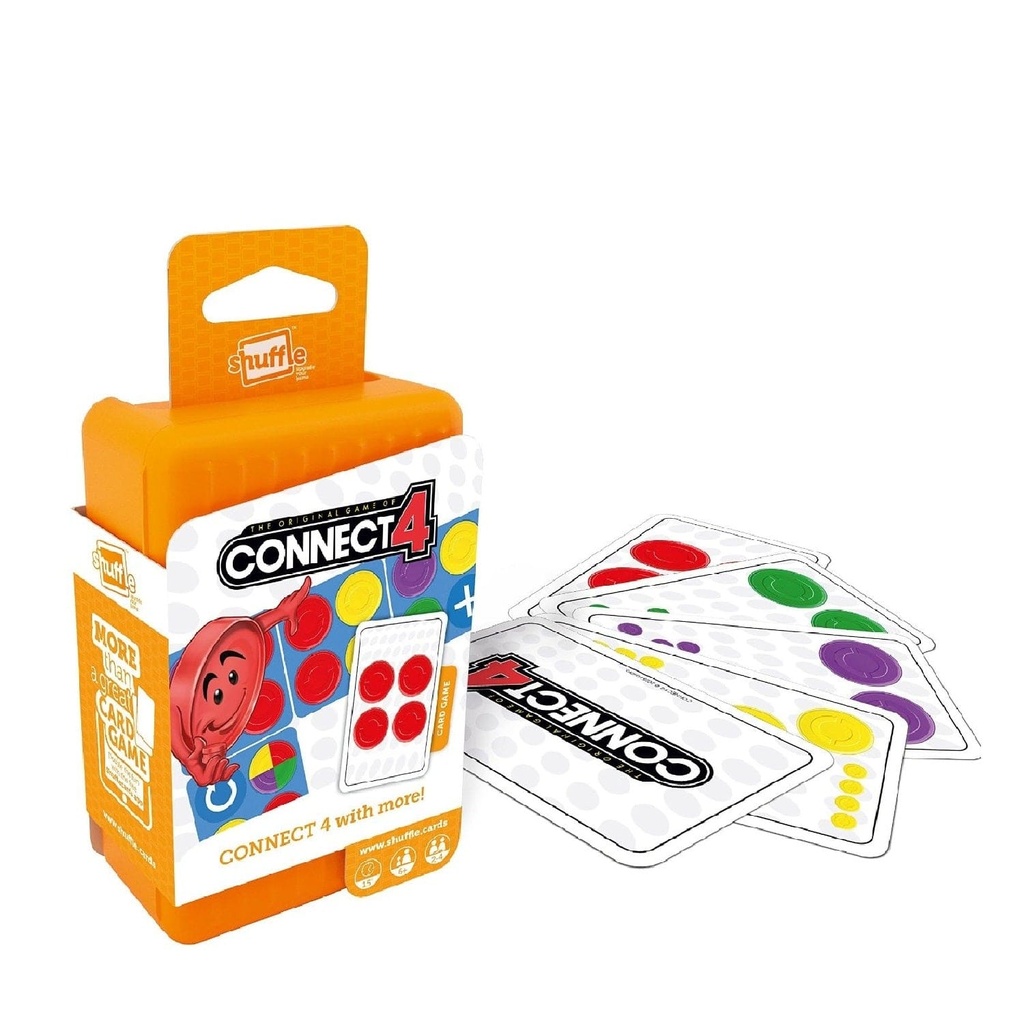Shuffle Connect 4 Cards Yellow