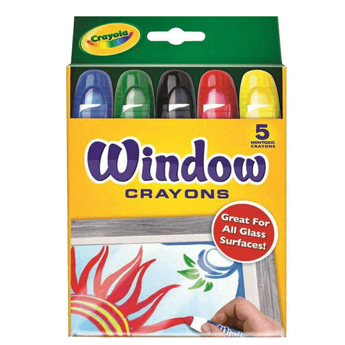 Crayola 5 Window Crayons