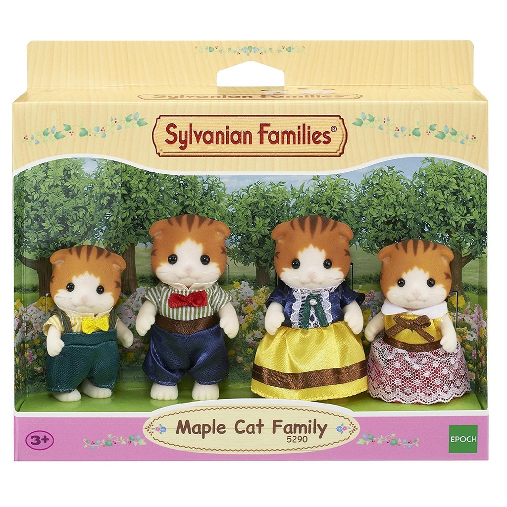 Sylvanian Families Maple Cat Family