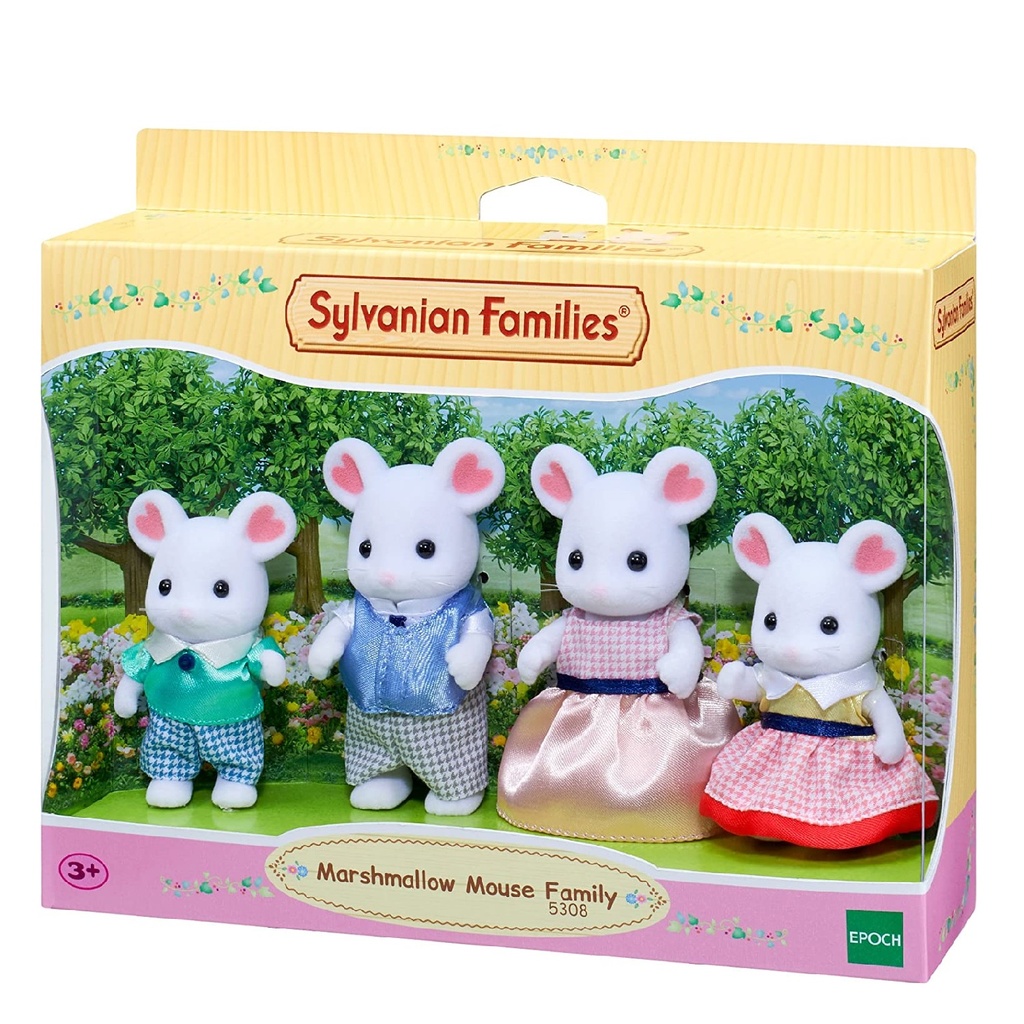 Sylvanian Families MARSHMALLOW MOUSE FAMILY